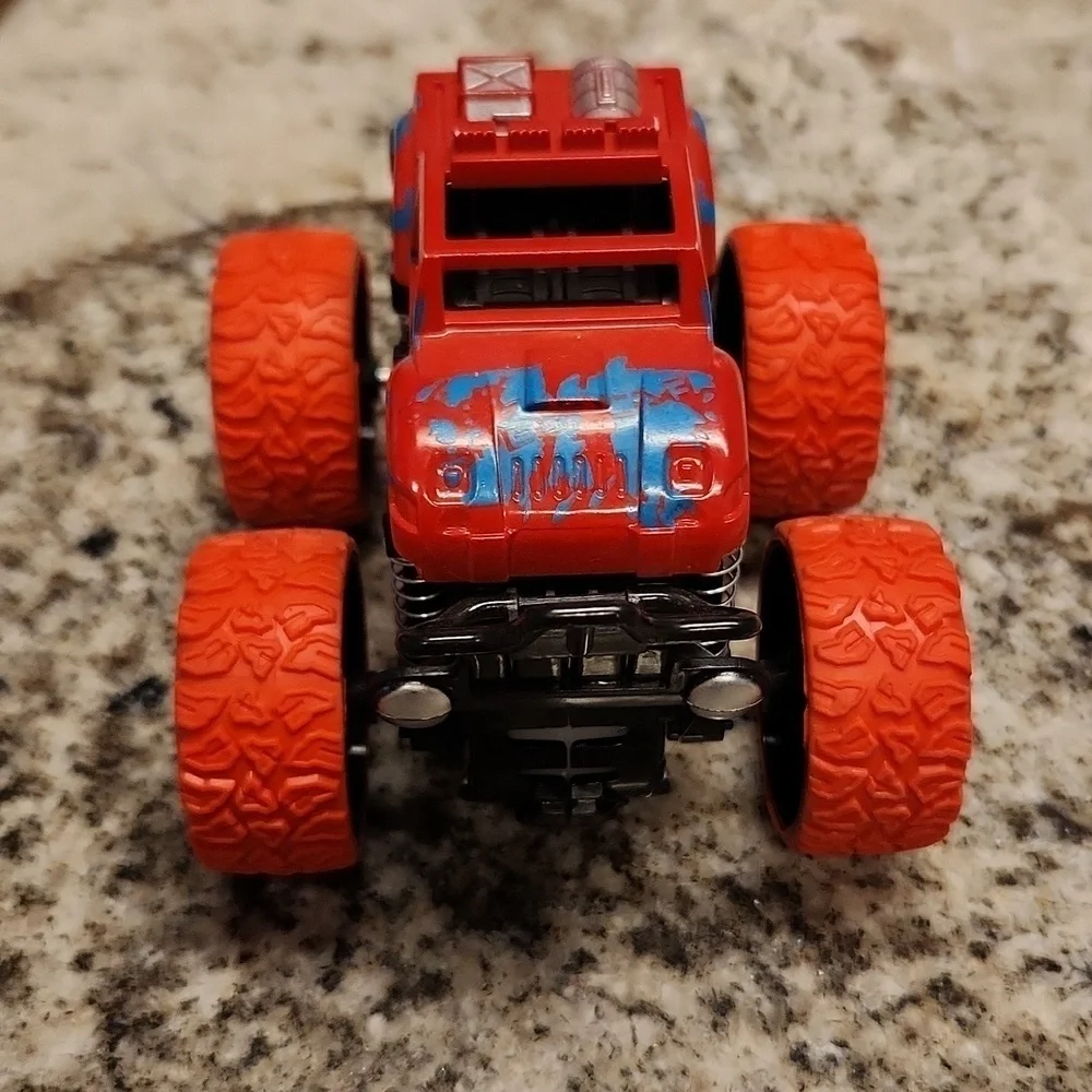 Rev-up monster jeep red